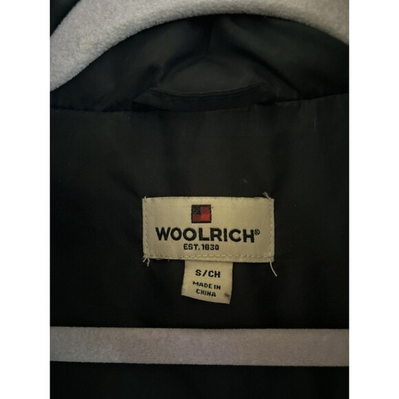Woolrich Puffer Vest Womens Small Quilted Full Zip Black - Picture 3 of 7